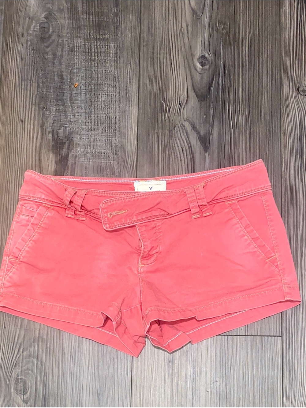 Women's Coral Pink Casual Shorts